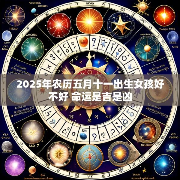 2025年农历五月十一出生女孩好不好 命运是吉是凶