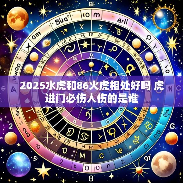 2025水虎和86火虎相处好吗 虎进门必伤人伤的是谁