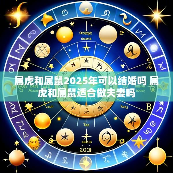 属虎和属鼠2025年可以结婚吗 属虎和属鼠适合做夫妻吗