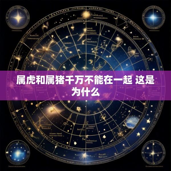 属虎和属猪千万不能在一起 这是为什么