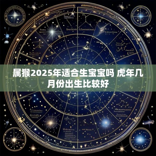 属猴2025年适合生宝宝吗 虎年几月份出生比较好