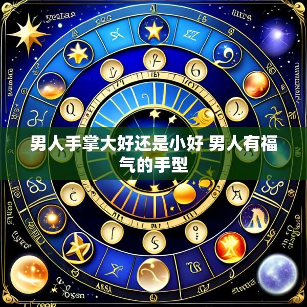 男人手掌大好还是小好 男人有福气的手型