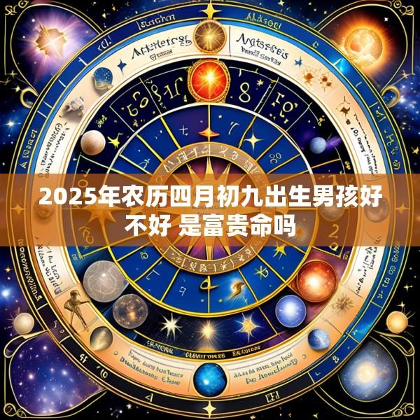 2025年农历四月初九出生男孩好不好 是富贵命吗