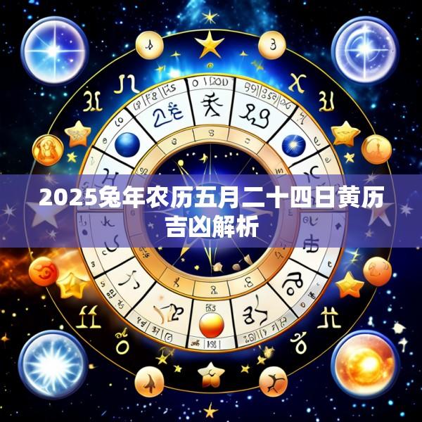 2025兔年农历五月二十四日黄历吉凶解析