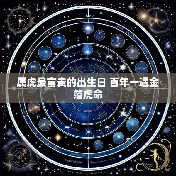 属虎最富贵的出生日 百年一遇金箔虎命