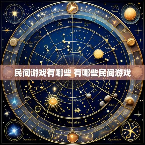 民间游戏有哪些 有哪些民间游戏