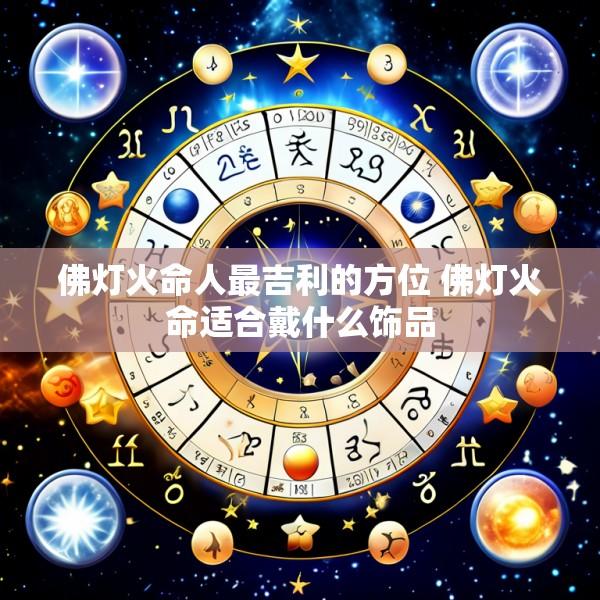 佛灯火命人最吉利的方位 佛灯火命适合戴什么饰品