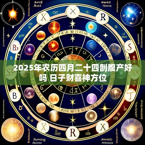 2025年农历四月二十四剖腹产好吗 日子财喜神方位