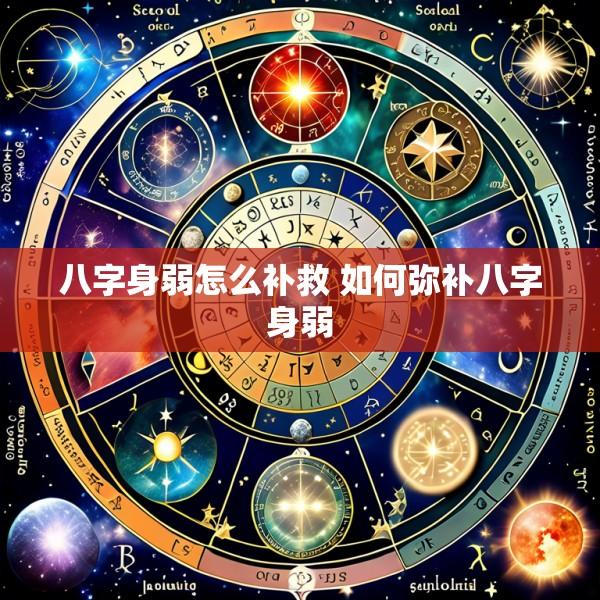 八字身弱怎么补救 如何弥补八字身弱