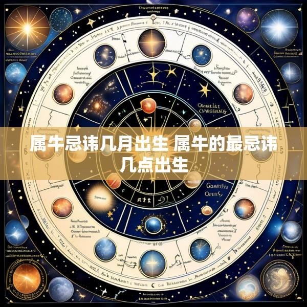 属牛忌讳几月出生 属牛的最忌讳几点出生