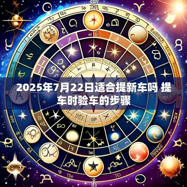 2025年7月22日适合提新车吗 提车时验车的步骤