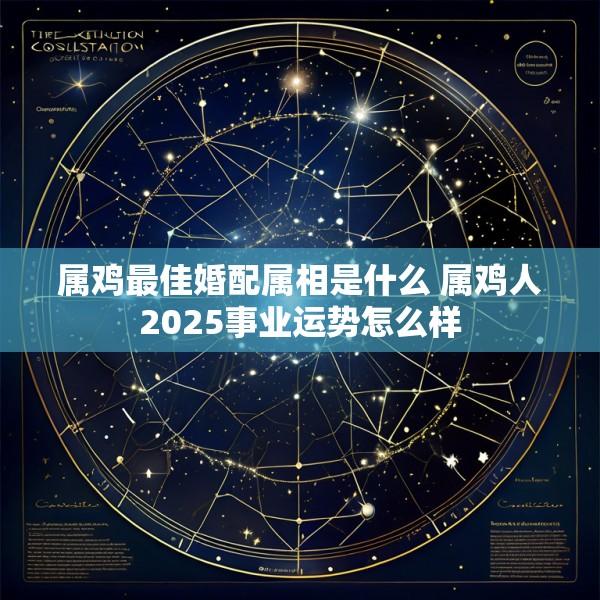 属鸡最佳婚配属相是什么 属鸡人2025事业运势怎么样