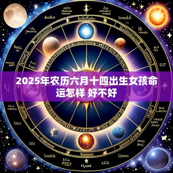 2025年农历六月十四出生女孩命运怎样 好不好