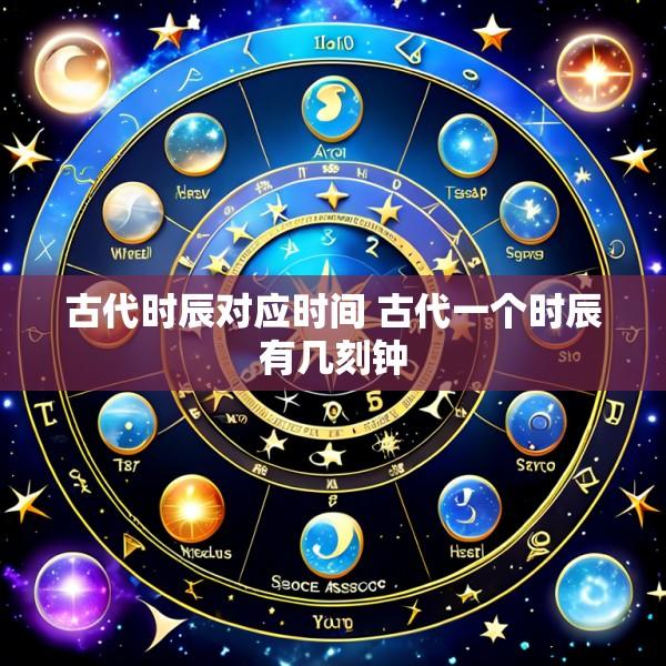 古代时辰对应时间 古代一个时辰有几刻钟