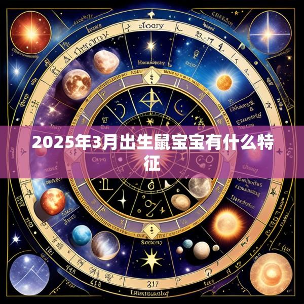 2025年3月出生鼠宝宝有什么特征