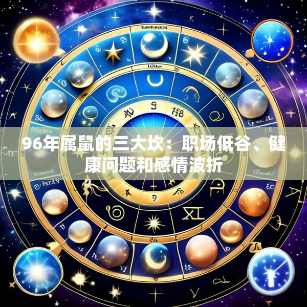 96年属鼠的三大坎：职场低谷、健康问题和感情波折