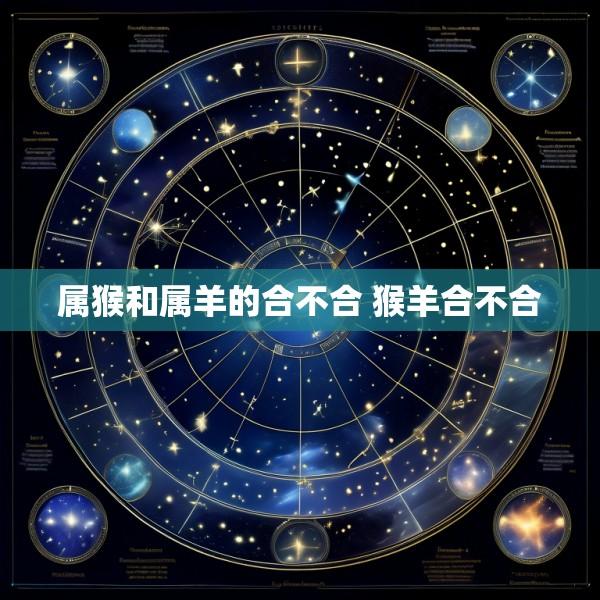 属猴和属羊的合不合 猴羊合不合