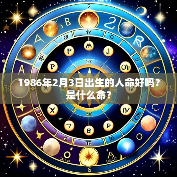 1986年2月3日出生的人命好吗？是什么命？