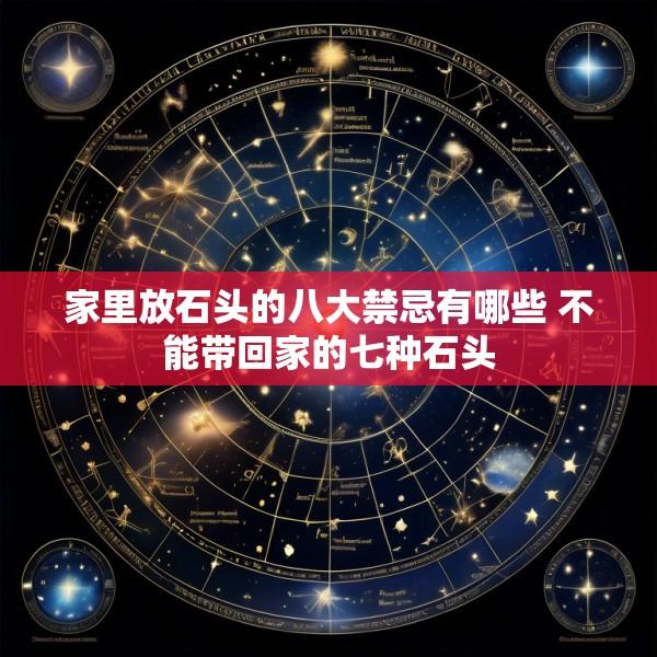 家里放石头的八大禁忌有哪些 不能带回家的七种石头