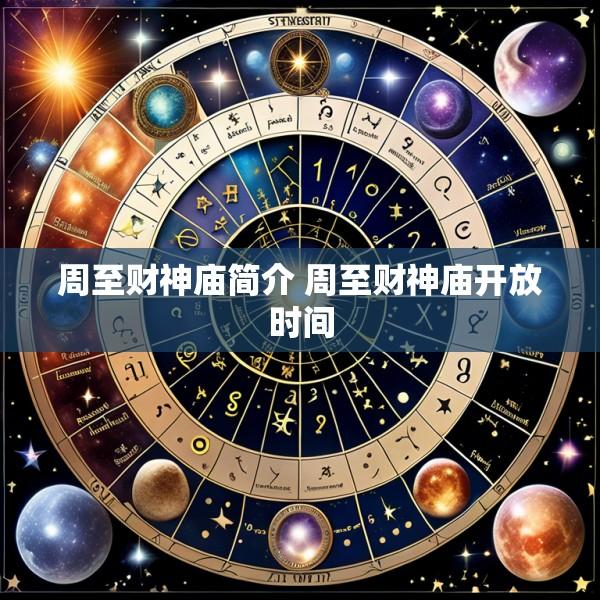 周至财神庙简介 周至财神庙开放时间