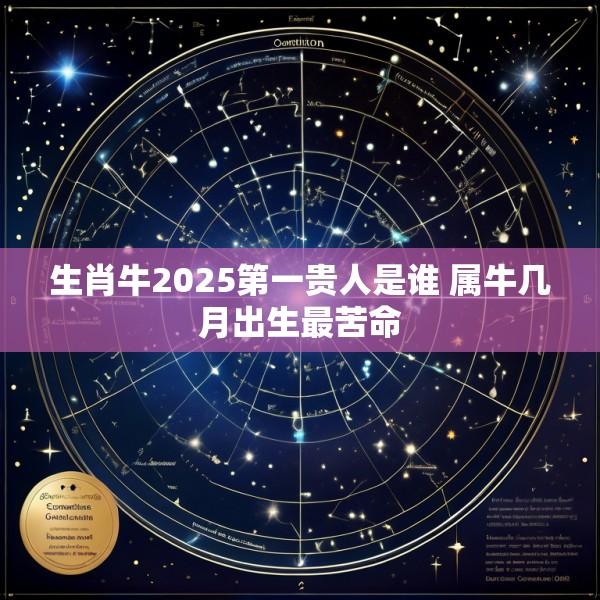 生肖牛2025第一贵人是谁 属牛几月出生最苦命