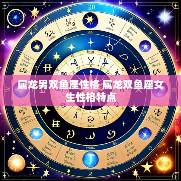 属龙男双鱼座性格 属龙双鱼座女生性格特点