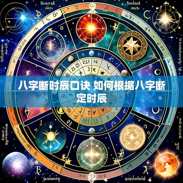 八字断时辰口诀 如何根据八字断定时辰