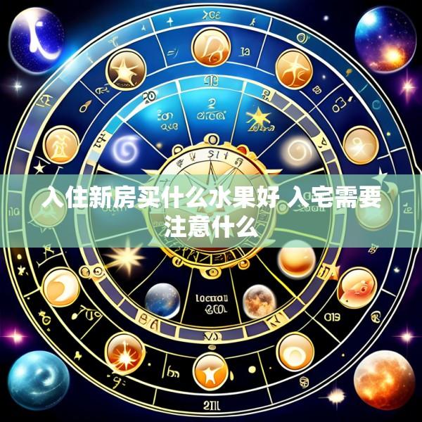 入住新房买什么水果好 入宅需要注意什么