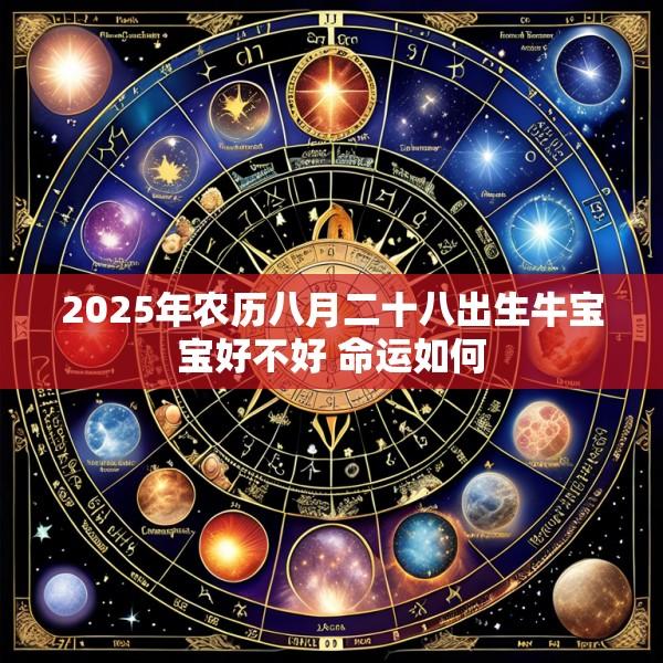 2025年农历八月二十八出生牛宝宝好不好 命运如何