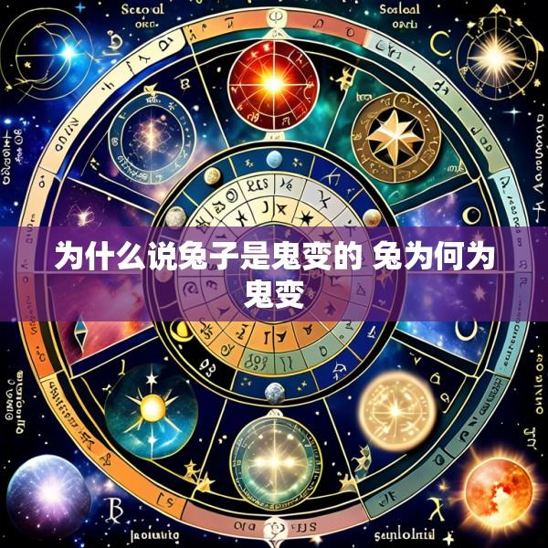 为什么说兔子是鬼变的 兔为何为鬼变