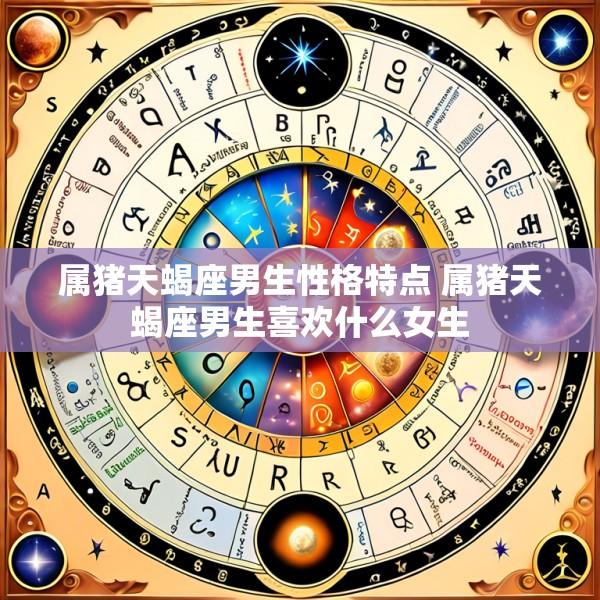属猪天蝎座男生性格特点 属猪天蝎座男生喜欢什么女生