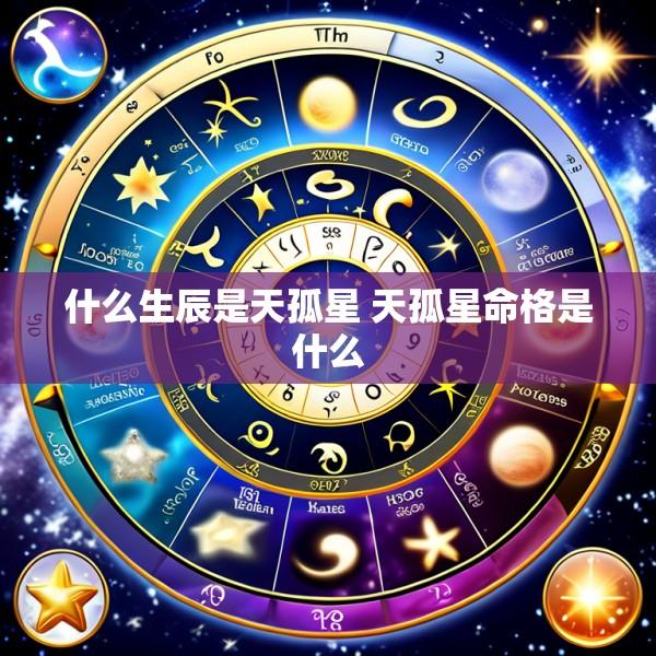 什么生辰是天孤星 天孤星命格是什么