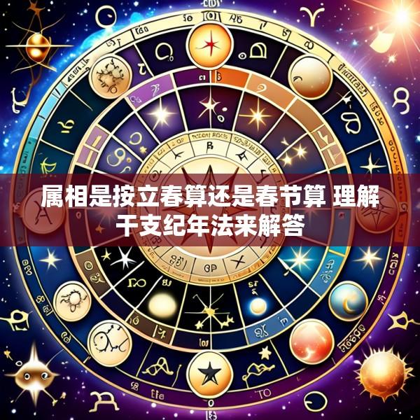 属相是按立春算还是春节算 理解干支纪年法来解答