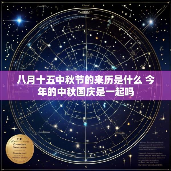 八月十五中秋节的来历是什么 今年的中秋国庆是一起吗