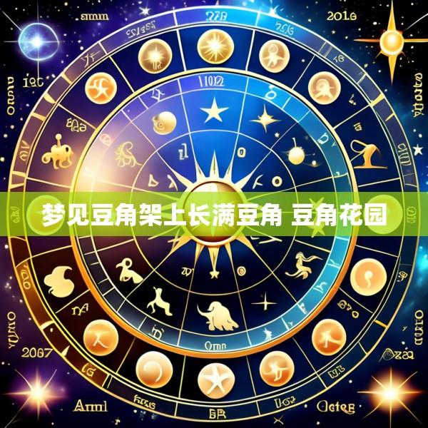 梦见豆角架上长满豆角 豆角花园