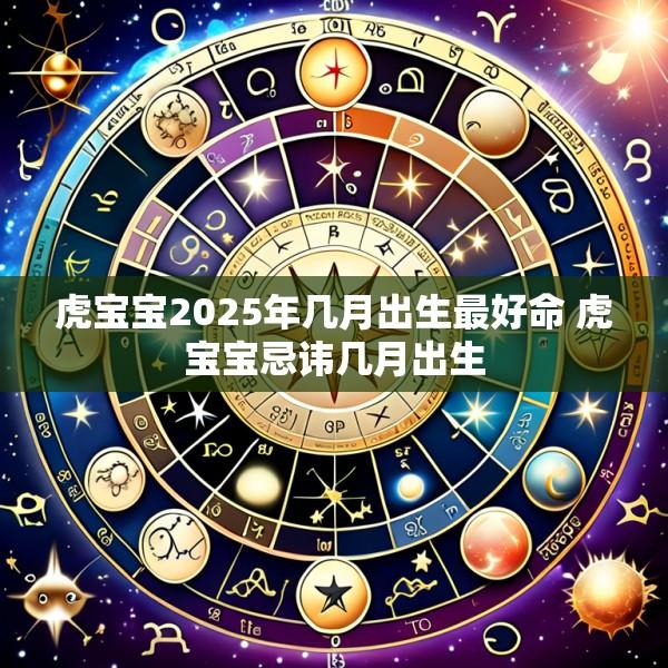 虎宝宝2025年几月出生最好命 虎宝宝忌讳几月出生