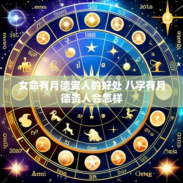 女命有月德贵人的好处 八字有月德贵人会怎样