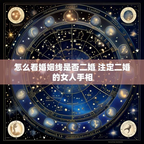 怎么看婚姻线是否二婚 注定二婚的女人手相