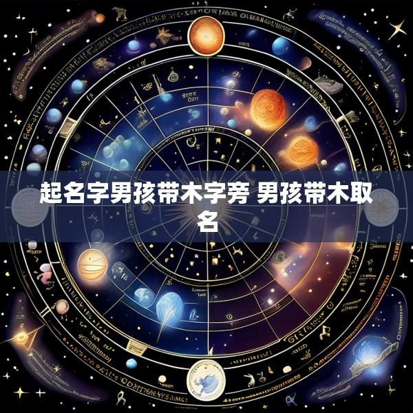 起名字男孩带木字旁 男孩带木取名