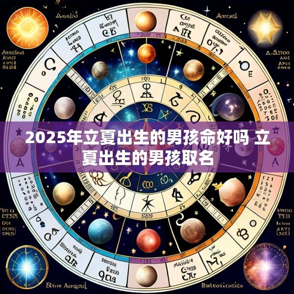 2025年立夏出生的男孩命好吗 立夏出生的男孩取名