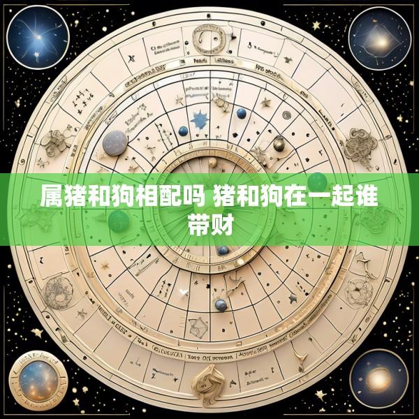 属猪和狗相配吗 猪和狗在一起谁带财