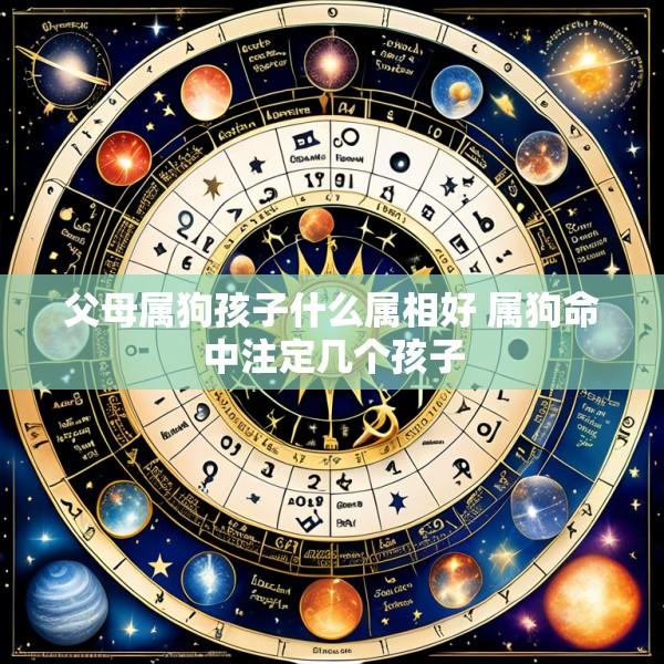 父母属狗孩子什么属相好 属狗命中注定几个孩子