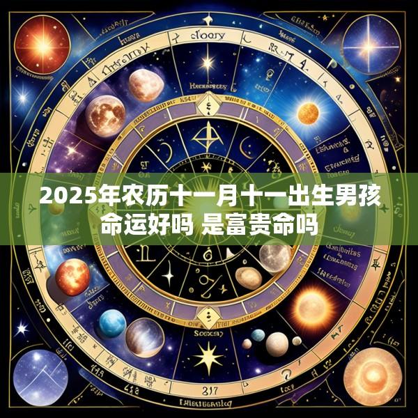 2025年农历十一月十一出生男孩命运好吗 是富贵命吗
