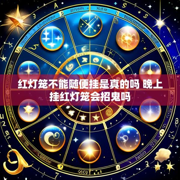 红灯笼不能随便挂是真的吗 晚上挂红灯笼会招鬼吗