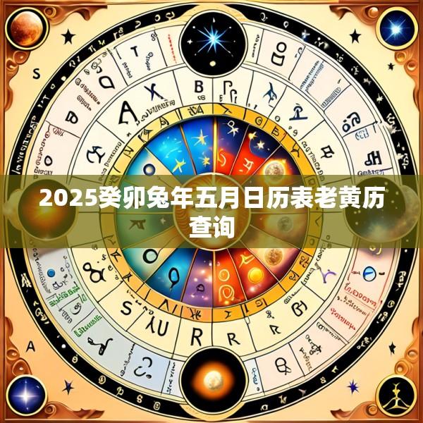 2025癸卯兔年五月日历表老黄历查询