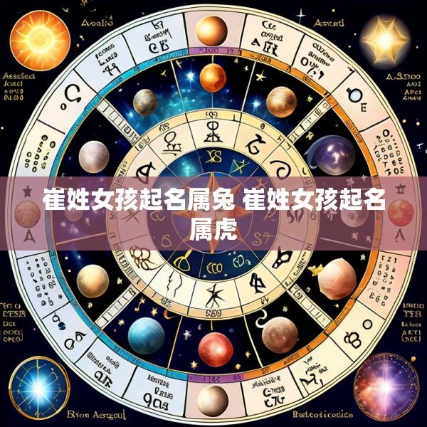 崔姓女孩起名属兔 崔姓女孩起名属虎