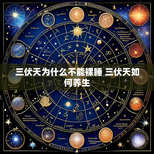 三伏天为什么不能裸睡 三伏天如何养生