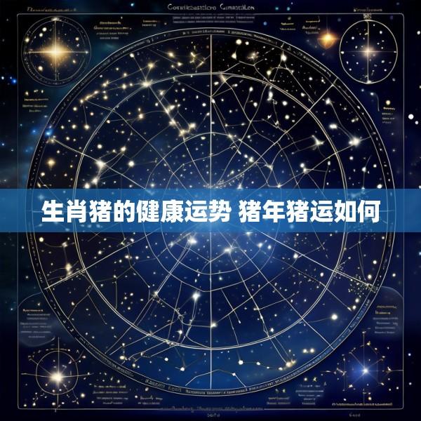 生肖猪的健康运势 猪年猪运如何