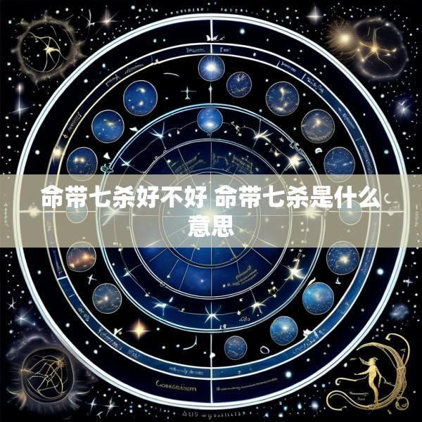 命带七杀好不好 命带七杀是什么意思
