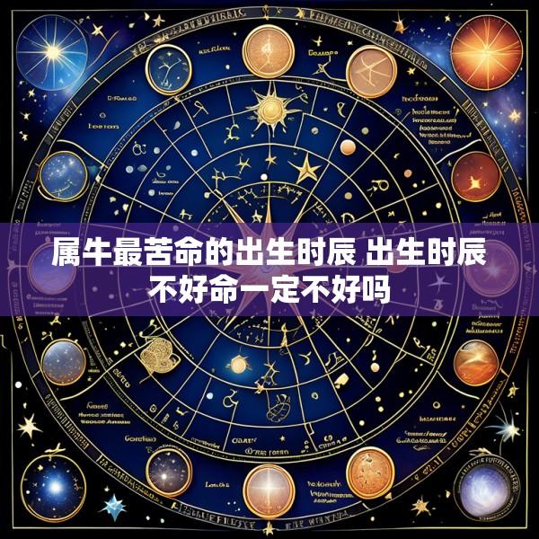 属牛最苦命的出生时辰 出生时辰不好命一定不好吗